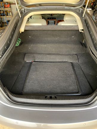 Rear interior hatchback.  