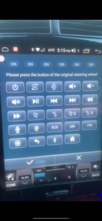 Steering wheel option
