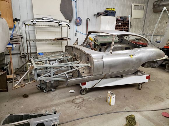 All the metalwork complete, ready for body work