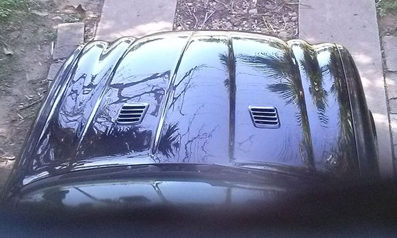 I opted for the rounded corners - I have stainless headers and these remove all of the latent heat from the engine compartment - I like yours also