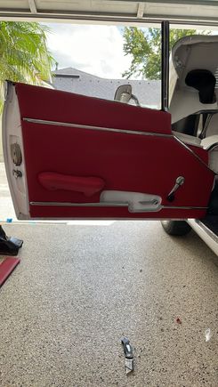 Armrest installed 