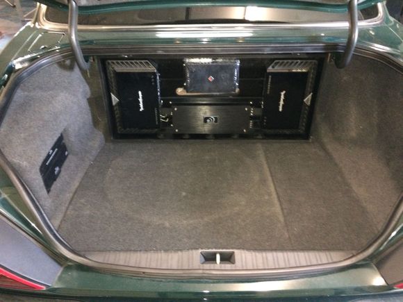 Test fit, painted with Black Laquer. A days worth of work starting to look like something!