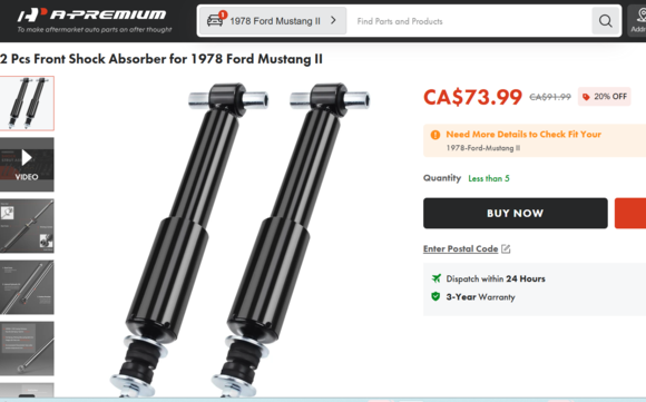 A pair at this price $74 ca
