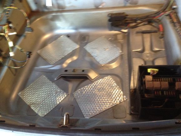 Tidy up and paint bit of left over sound proofing