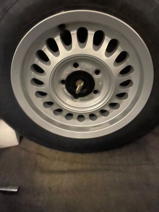 Front of wheel