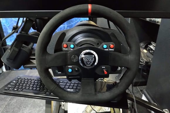 Fixed the steering wheel.  Now it looks right!