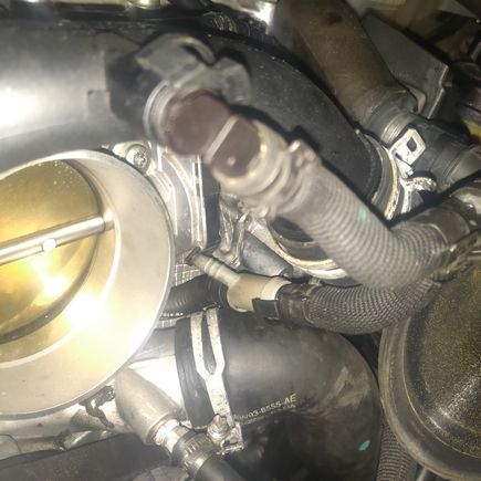 Right there in the middle of the picture by the throttle body.