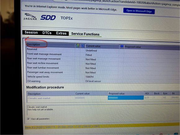 What is the name of those 2 parameters that need to be changed?