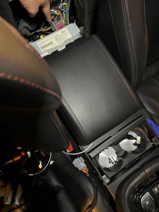 The distance between the end of the cable and where it needs to go (my finger)