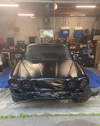 Shes not COMPLETELY done, still have to remove tape and reattach bumpers lights etc i was just to excited not to share with you all!