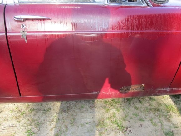 This door wont open and it's rotten through