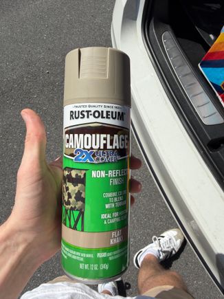 Rust-Oleum Flat Khaki Camouflage Spray Paint