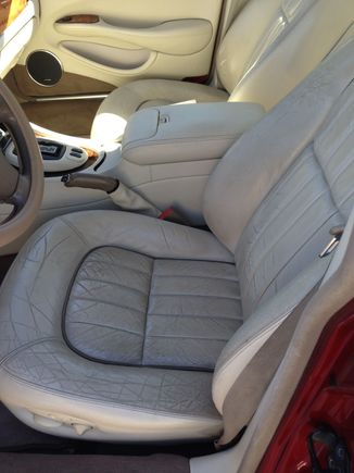 This is how the interior looked the day I bought the Jag.