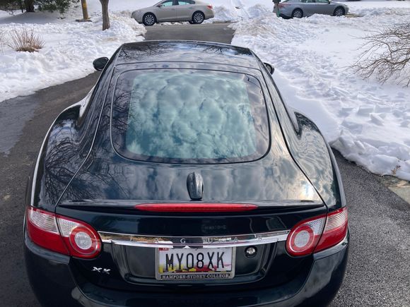 The best view of the XK is from the back!