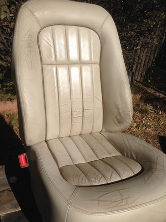 Before shot of driver seat.