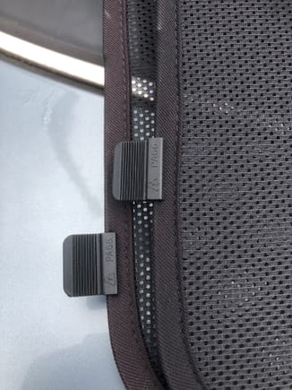 Plastic clips on X350 version