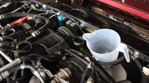 The Rad was almost Full to the Brim with New Coolant, although I then added 100mm more to be sure