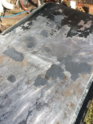 Tossed some tank epoxy on rusty spots anyway