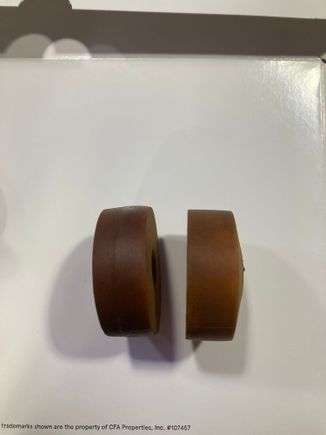 Stock on the left. Slight concave with the previously mentioned part number on the right. 