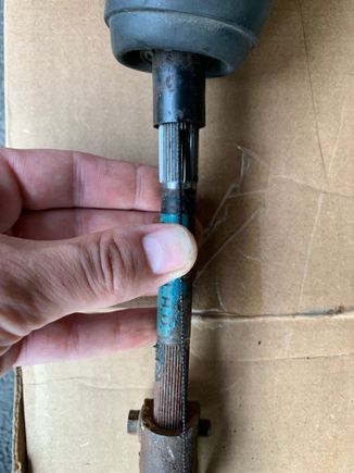 When turned 90 degrees the rod is out of center