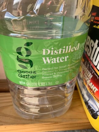 Not Genius Item #a:  Who the hell washes their car with distilled water?  And what other idiot takes months to realize this is idiotic?