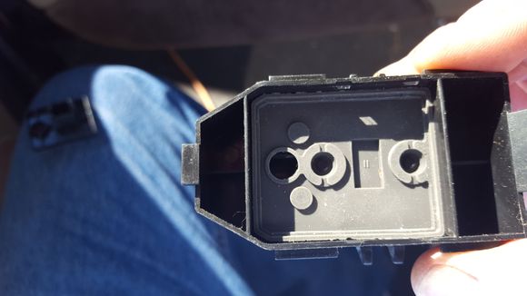 Remove grey rubber plate.