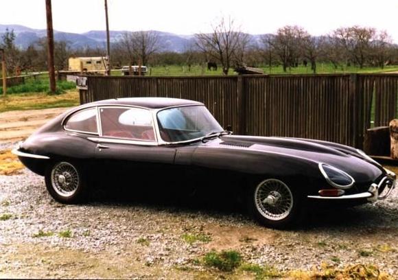 Side view after a wash. I was lucky to get one of the very last of the of the Series 1 E-types.