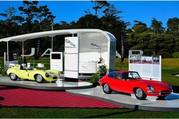 Jaguar's Exhibit at Pebble Beach