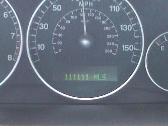 111111 miles