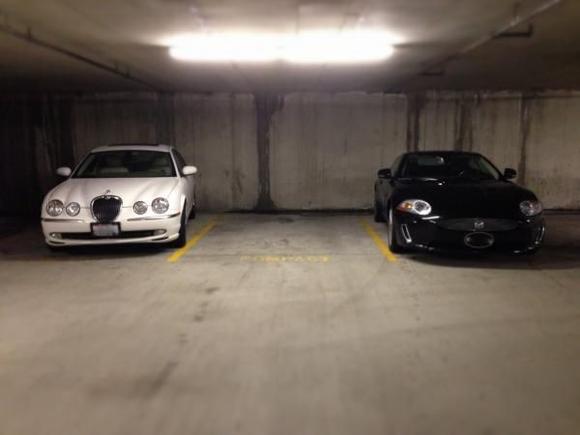The S-Type looked lonely so I parked next to it.