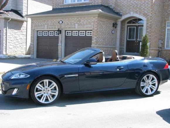 A mix between XKR and XKRS with the Performance seats and 20's but without the extra ponies and body treatment.  Hybrid?  (Lol)