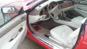 XKR interior - note mat
