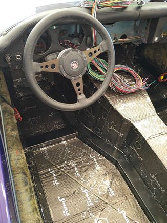 Soundproofing on driver's side