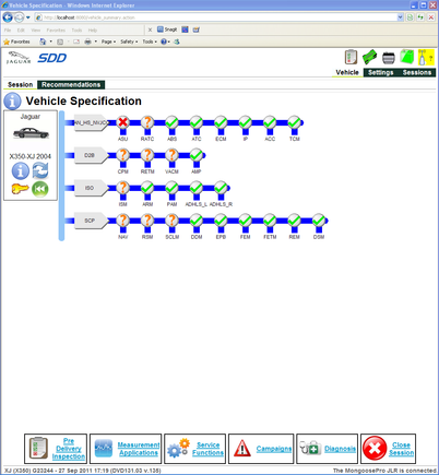 Module presence retrieval