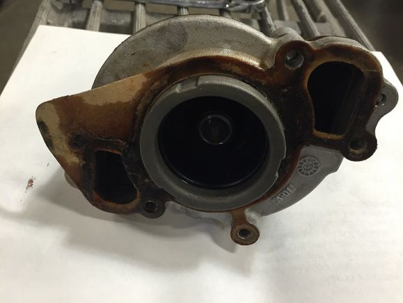 Replaced water pump because it was weeping