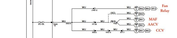 Portion of the wiring diagram discussed.