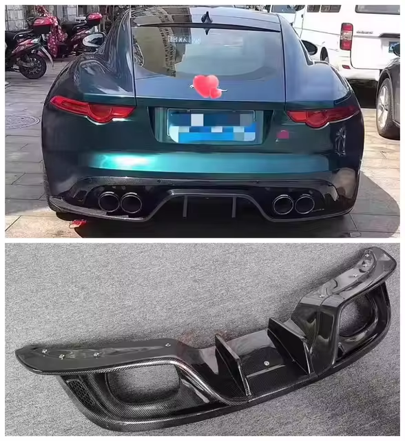 Exterior Body Parts - FREE -  Carbon Fiber Rear Diffuser for F-Type - New - All Years Jaguar F-Type - Toms River, NJ 08753, United States