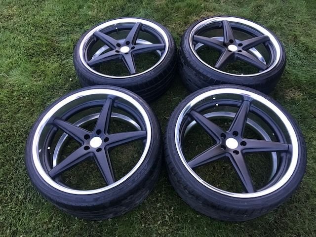 Wheels and Tires/Axles - 21" Vossen Work VWS-3 wheels w tires and sensors - Used - 2014 to 2019 Jaguar F-Type - Renfrew, PA 16053, United States