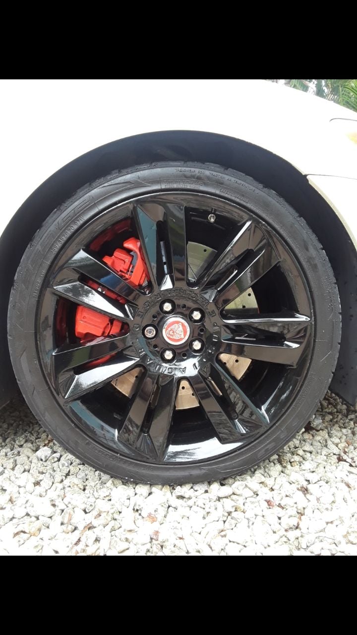 Wheels and Tires/Axles - xfr oem rims. all 4. nevis gloss black 2009 to 2011 - Used - 2009 to 2011 Jaguar XFR - Fort Lauderdale, FL 33304, United States