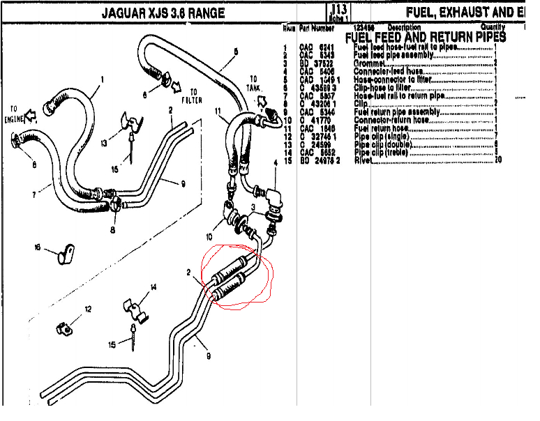 Fuel lines replacement / upgrade advice needed Jaguar Forums Jaguar