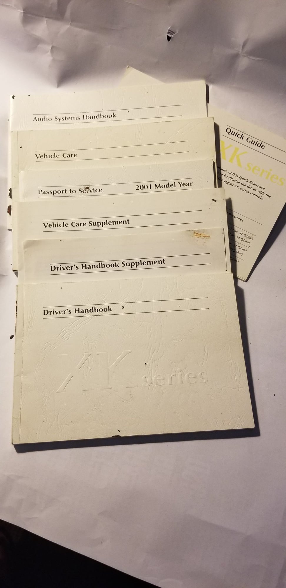 Miscellaneous - 2001 XK8 manuals no binder - Used - 1996 to 2006 Jaguar XK8 - Johns Creek, GA 30022, United States