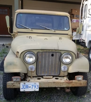 Canadian Army Alumnus; 1985 CJ-7 turned civilian.  Requires many new parts.
