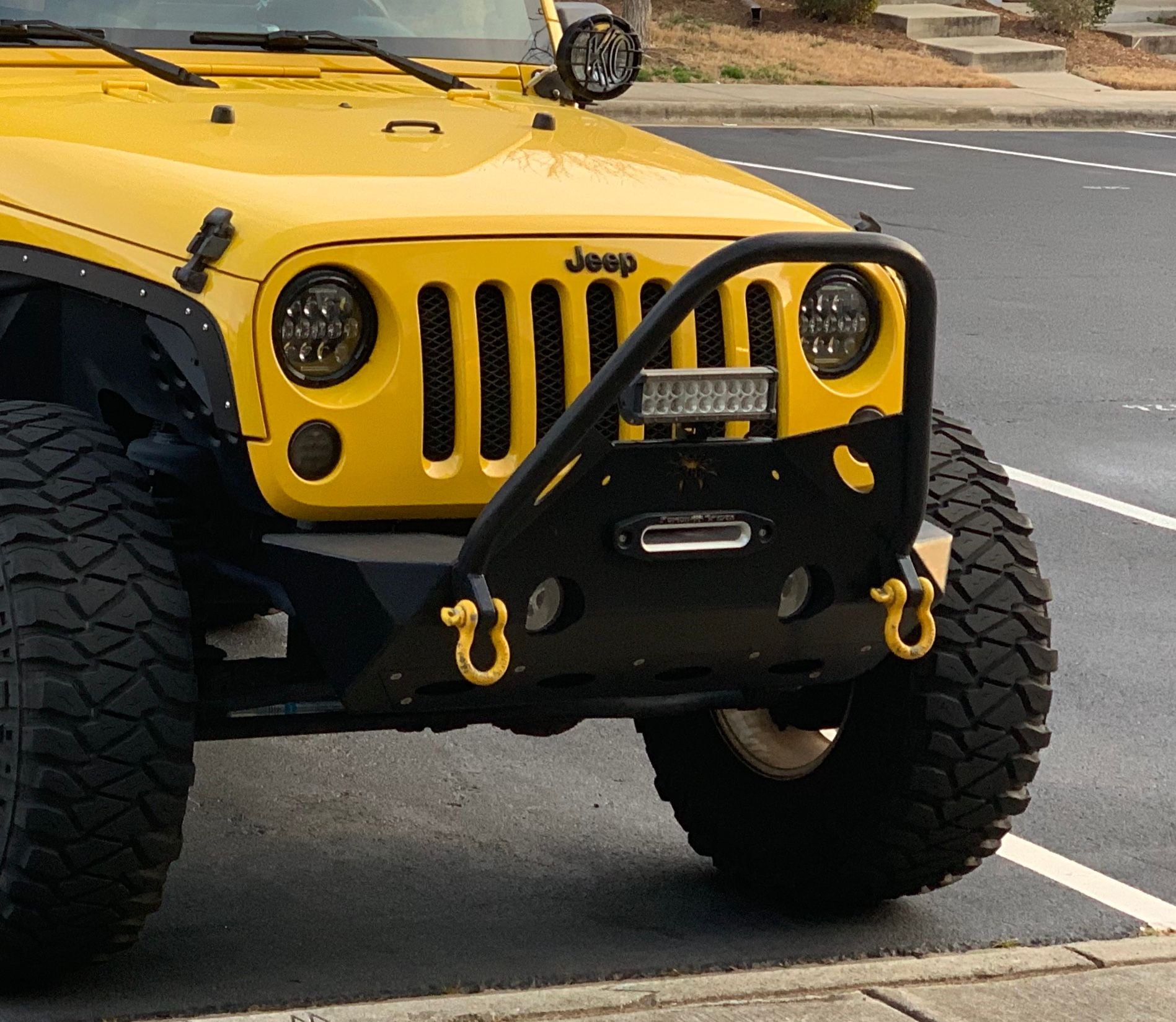 Exterior Body Parts - Poison Spyder Rockbrawler Front Bumper - Used - 2007 to 2018 Jeep Wrangler - Charlotte, NC 28273, United States