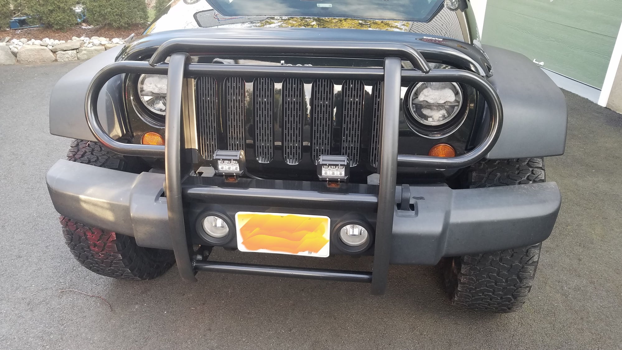 Exterior Body Parts - JK RedRock Grille Brush Guard and/or Stock Front Bumper (NJ) - Used - 2007 to 2017 Jeep Wrangler - West Milford, NJ 07421, United States