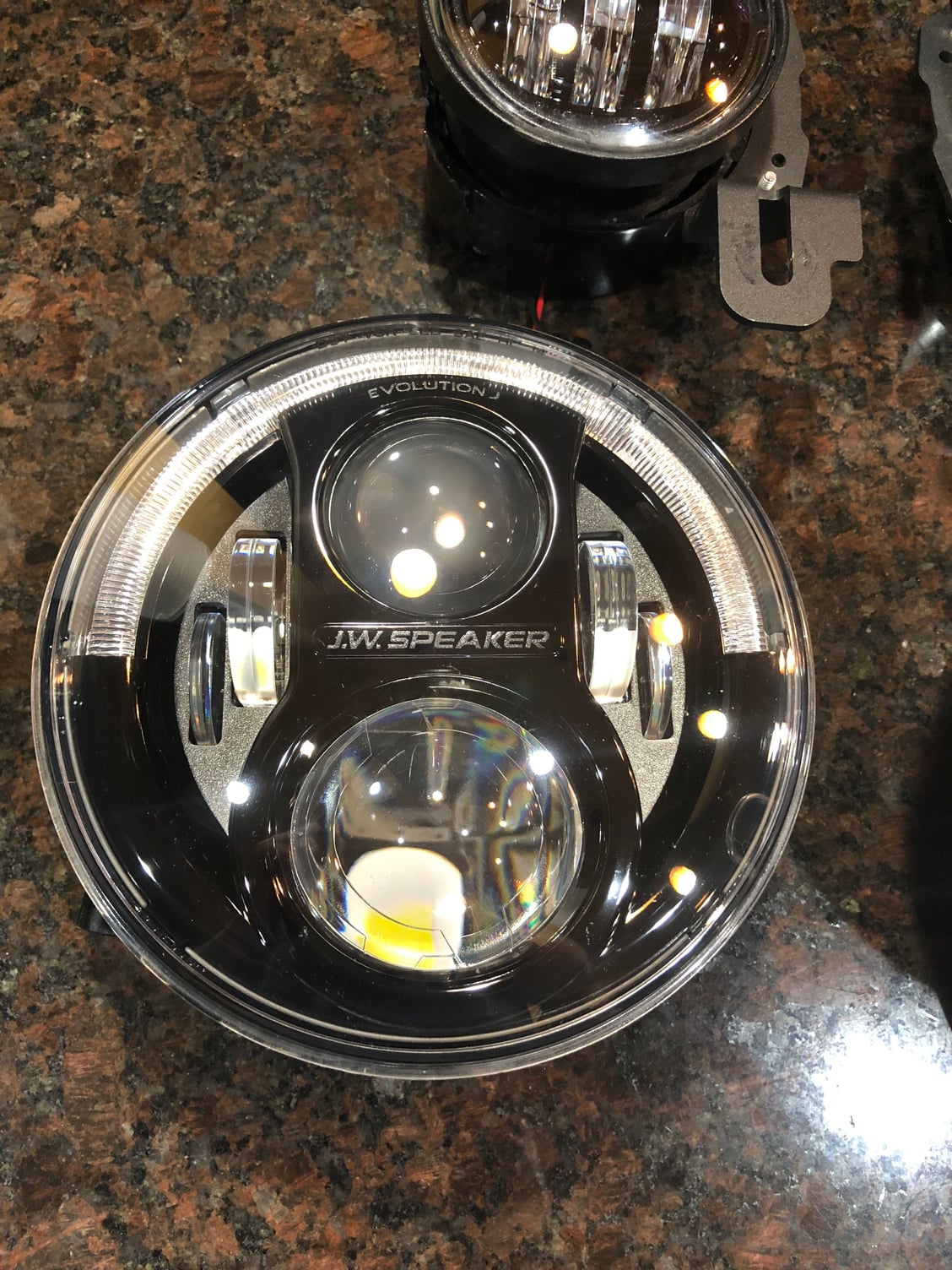 Lights - JW Speaker Evo J series 1 headlights and fogs, black - Used - 2007 to 2018 Jeep Wrangler - Maurice, LA 70555, United States