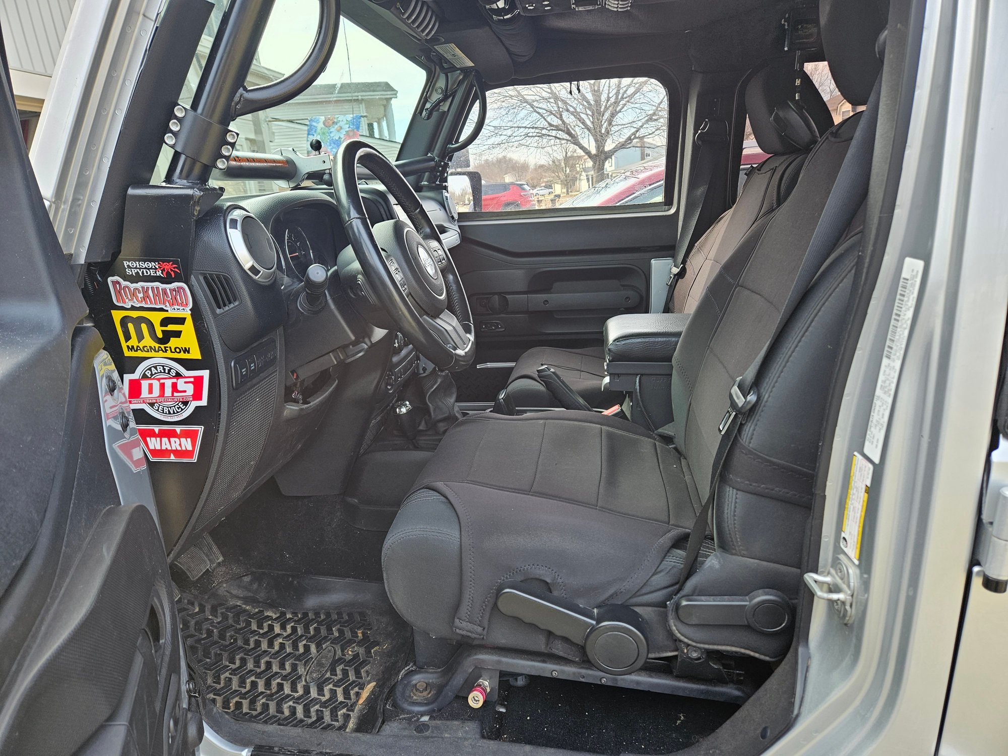 2012 Jeep Wrangler - 2012 Jeep Wrangler Unlimited Rubicon w/Manual trans - 57k miles - Used - VIN 1C4HJWFG1CL107102 - 57,000 Miles - 6 cyl - 4WD - Manual - SUV - Silver - Canton, MI 48187, United States