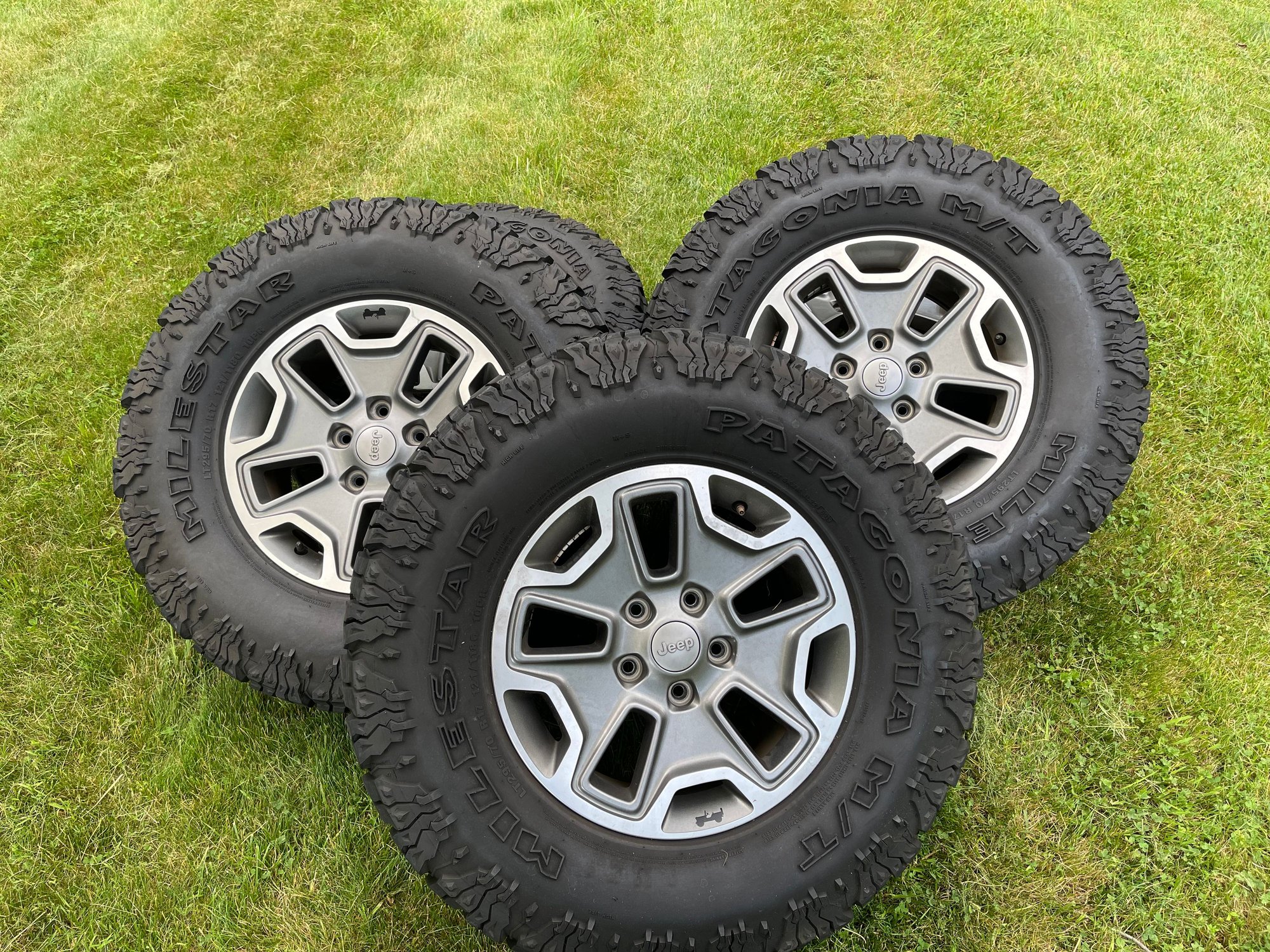 Wheels and Tires/Axles - JK Rubicon Wheels and Milestar Patagonias - Used - All Years  All Models - Trenton, NJ 08620, United States
