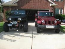 the Jeeps