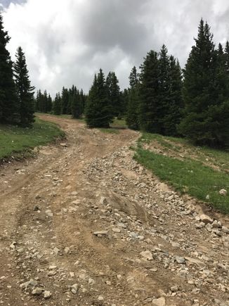 Way up on Georgia Pass