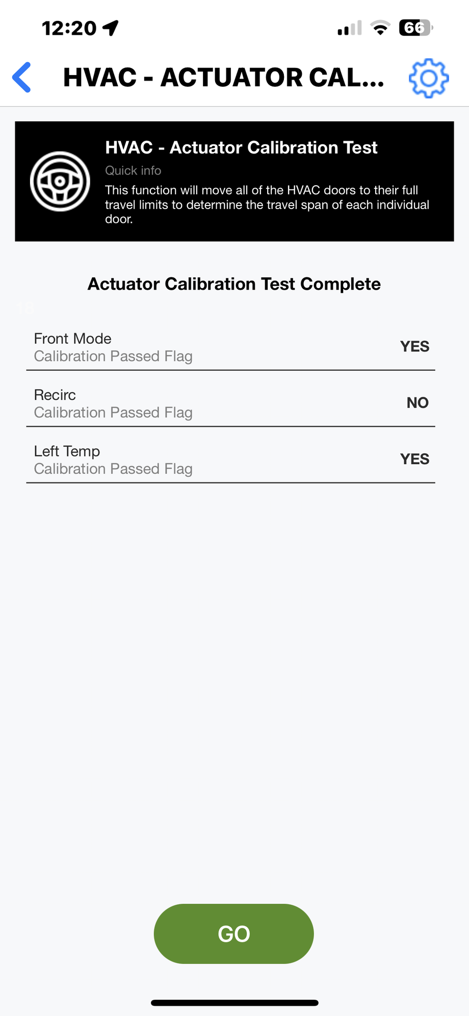 2014 Jeep Grand Cherokee Blend Door Actuator Calibration Outlet head